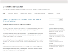 Tablet Screenshot of mobile-phone-transfer.com